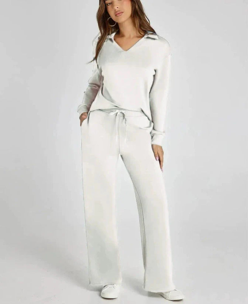 Lounge Set | Half-Zip | Wide Leg | Tracksuit | Women'S Loungewear