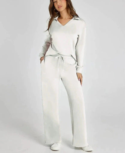 Lounge Set | Half-Zip | Wide Leg | Tracksuit | Women'S Loungewear