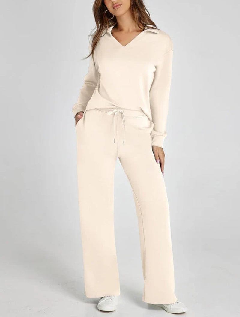 Lounge Set | Half-Zip | Wide Leg | Tracksuit | Women'S Loungewear