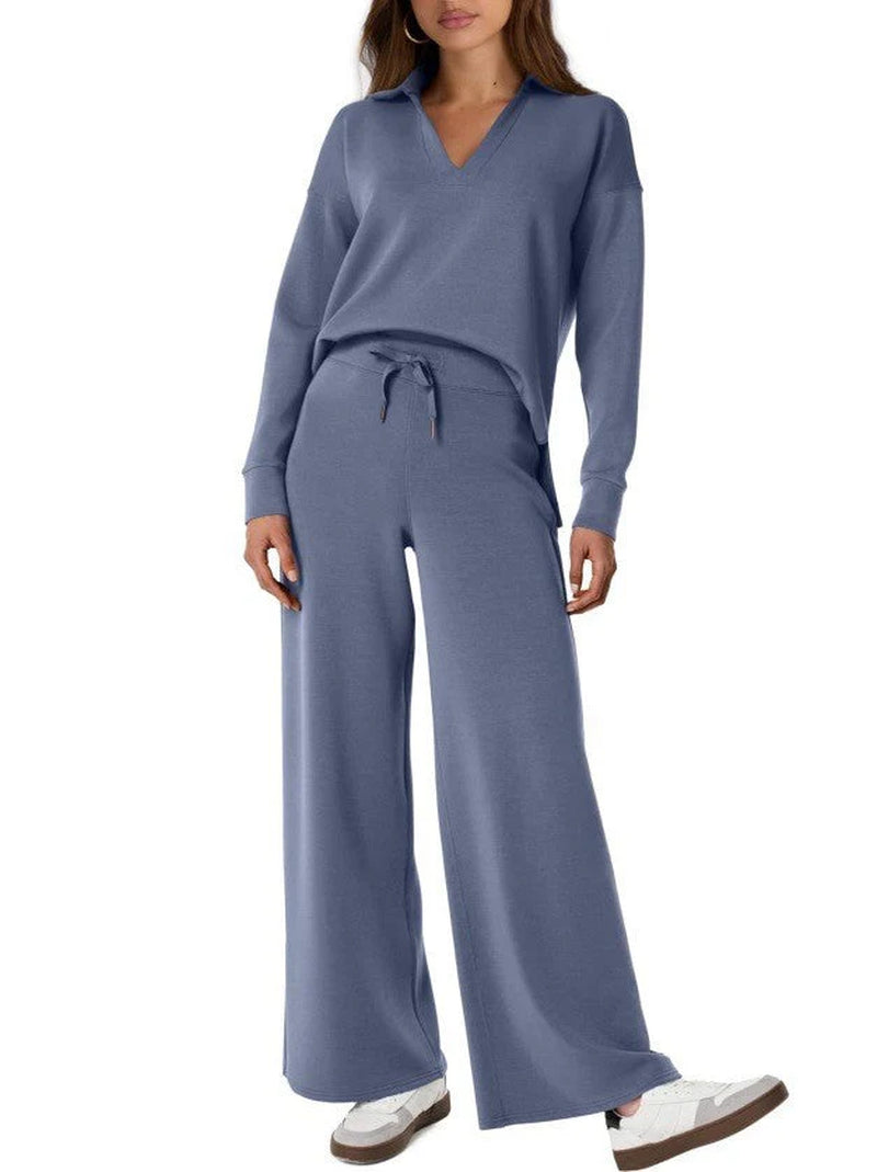 Lounge Set | Half-Zip | Wide Leg | Tracksuit | Women'S Loungewear