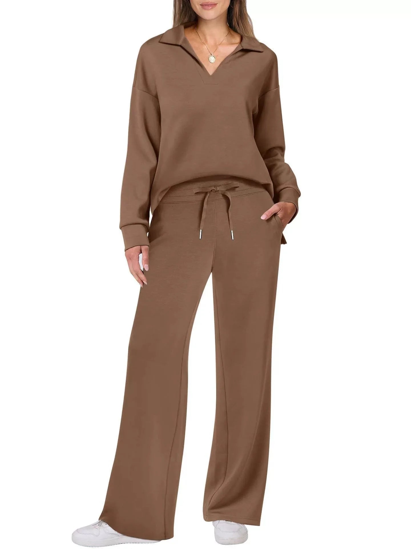 Lounge Set | Half-Zip | Wide Leg | Tracksuit | Women'S Loungewear