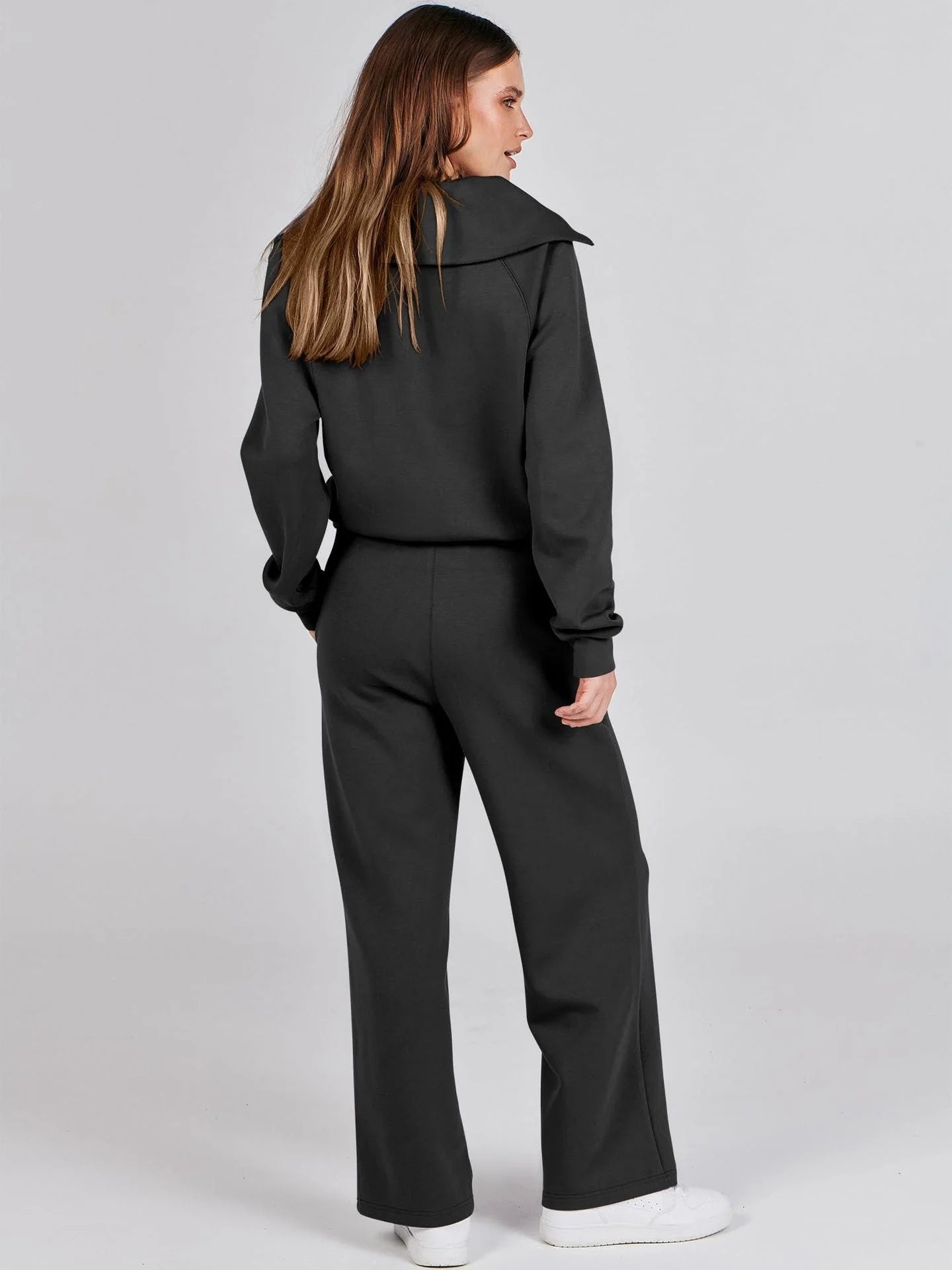 Lounge Set | Half-Zip | Wide Leg | Tracksuit | Women'S Loungewear